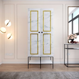 Hanah Home Martin 2 - Blanco, Negro y Dorado